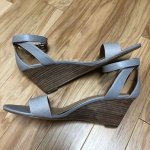 Nine West grey wedge heel 10